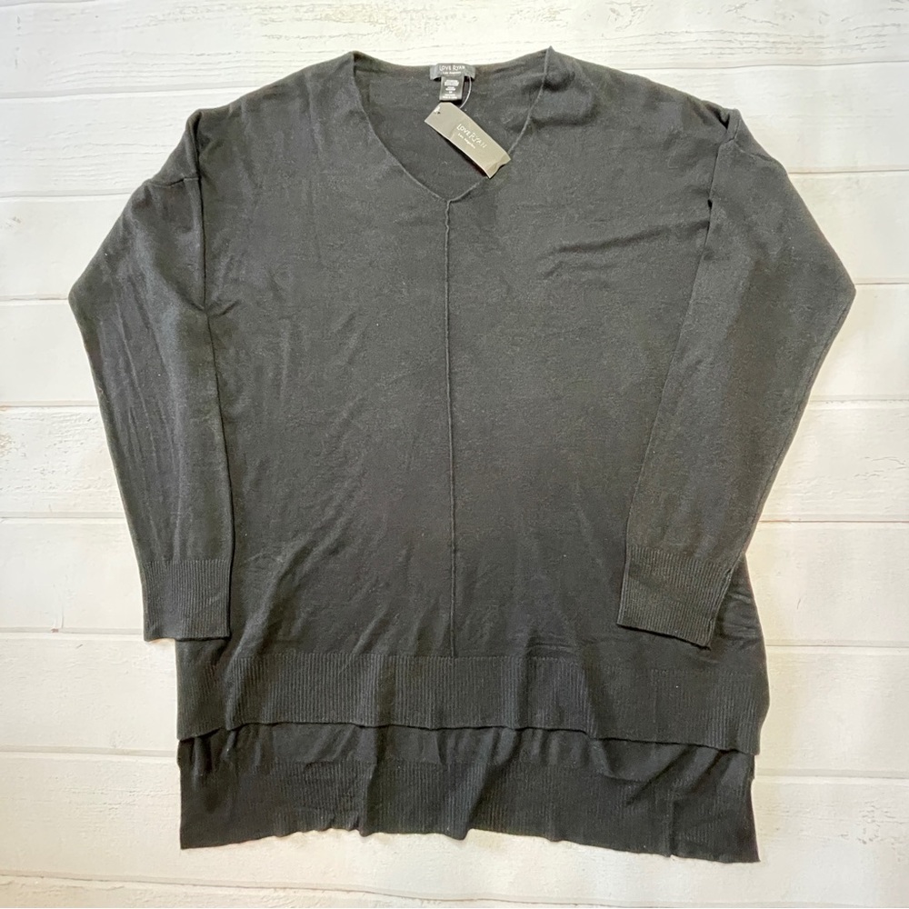 NWT - Love Ryan Los Angela’s - Women’s Black Long Sleeve Top